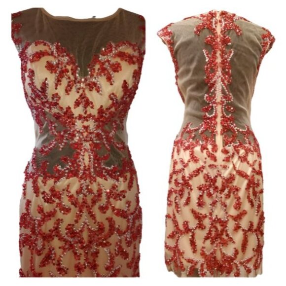 Luxury Designer Couture Prom Party Runway Wedding Evening Cocktail Glamour Dress - Picture 14 of 16